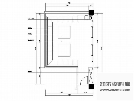 图块/节点钛金花格装饰酒吧包间立面图