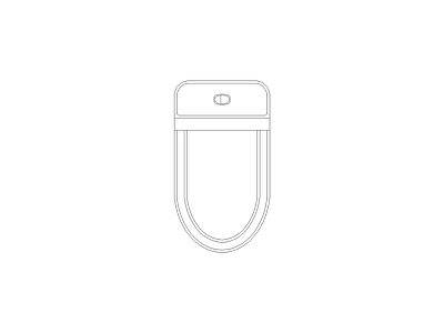 家装人体工程学尺图 马桶平面