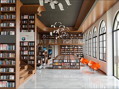 新中式图书馆