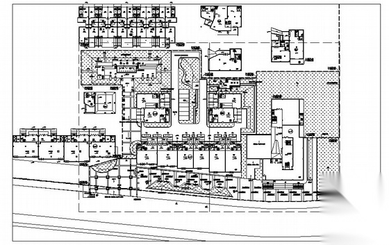 杭州工业园样板房区景观设计施工图 工业园区景观