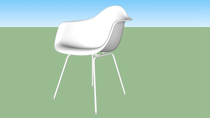 Eames塑料Armchair DAX维特拉
