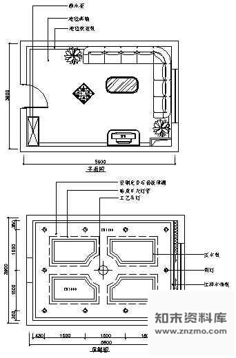 图块/节点KTV包房空间