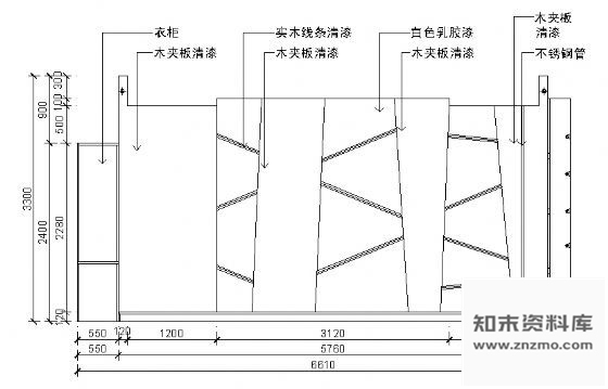 图块/节点餐厅包间立面