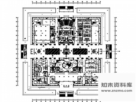 施工图山东国内首创室内大型佛教主题文化产业园设计施工图含效果