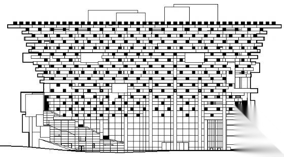 [重庆]某剧院扩初建筑方案图