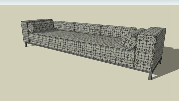 多人沙发 草图大师模型