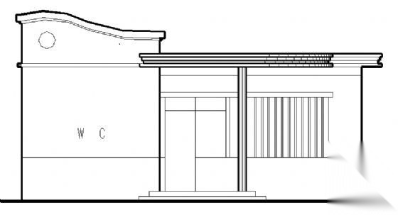 某公共厕所建筑方案图3
