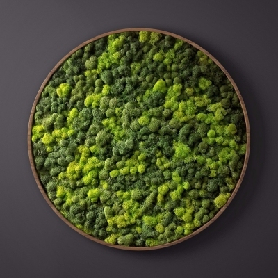 现代植物背景墙墙饰挂件