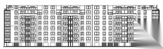 某八层住宅楼建筑施工图