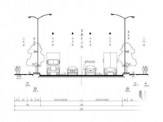 [重庆]1.2公里道路排水施工全套图纸 市政给排水 给排水图