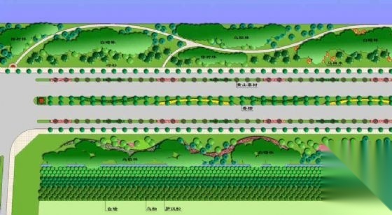 杭州开发区道路园林环境设计方案 景观