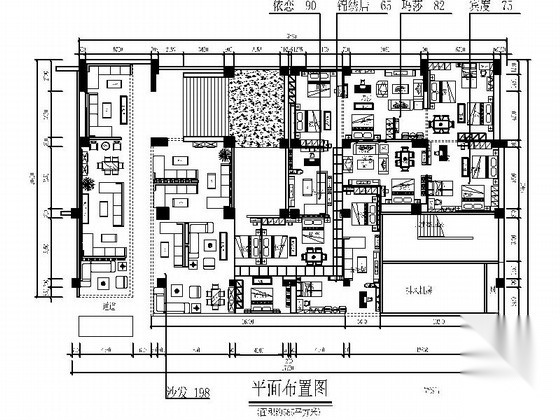 [贵州]知名品牌家具专卖店室内装修施工图