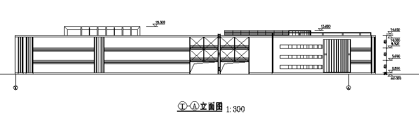 多层商场建筑平立面方案