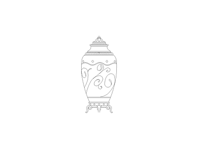 摆件 博古架中式柜图块