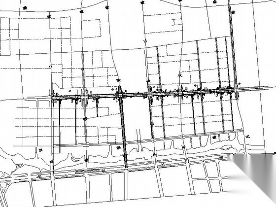 宁波某道路景观工程施工图 景观 规划设计