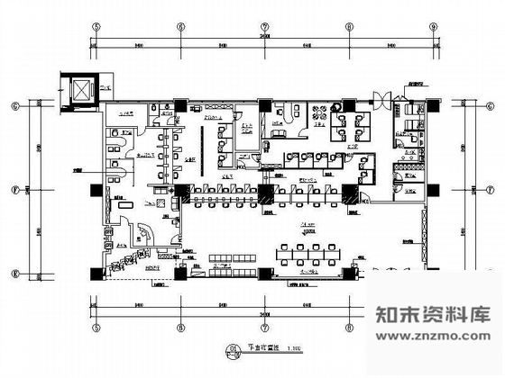 施工图深圳某招商银行支行施工图
