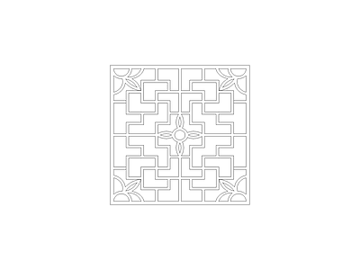 中式家具图块 图案