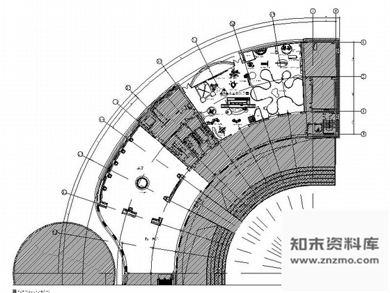 施工图宜兴文化中心特色高档现代科技馆CAD装修施工图 科技馆 科技馆