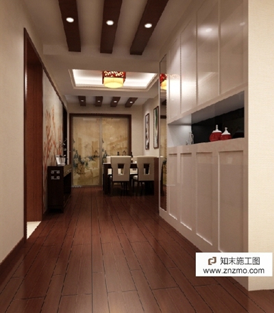 整套新中式施工图和效果图（无水印） 平层