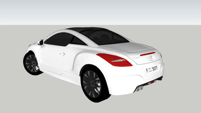 标致RCZ 2012年杯 跑车 赛车 轮