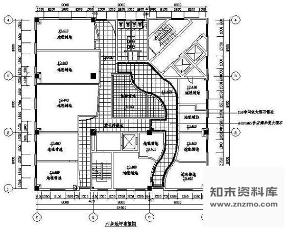 图块/节点棋牌室地坪图