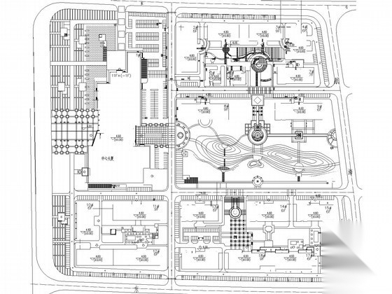 [北方]市政室外给排水管道竣工图 市政给排水 给排水图