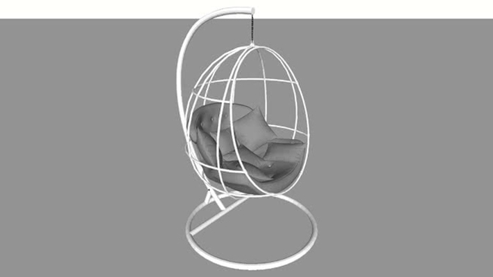 吊椅 草图大师模型 室内