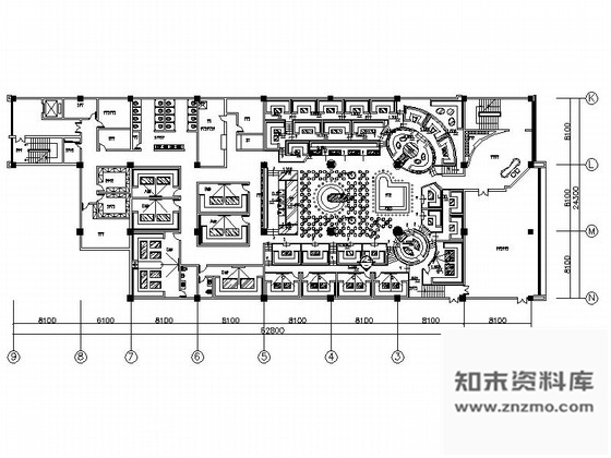 施工图河北某现代时尚酒吧室内装修施工图含效果