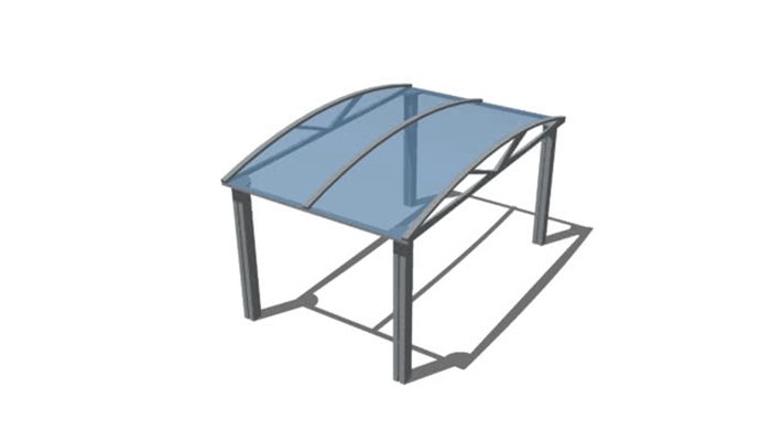 遮阳棚 草图大师模型