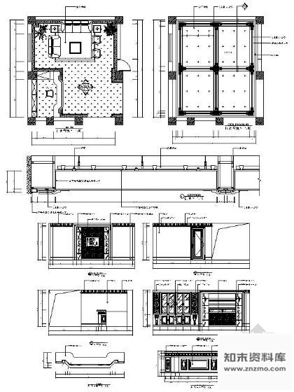 图块/节点洗浴中心接待区详图