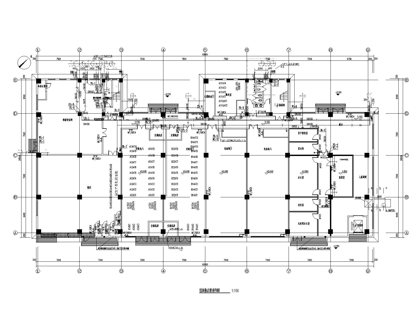 北京通州某厂房项目给排水施工图 建筑给排水