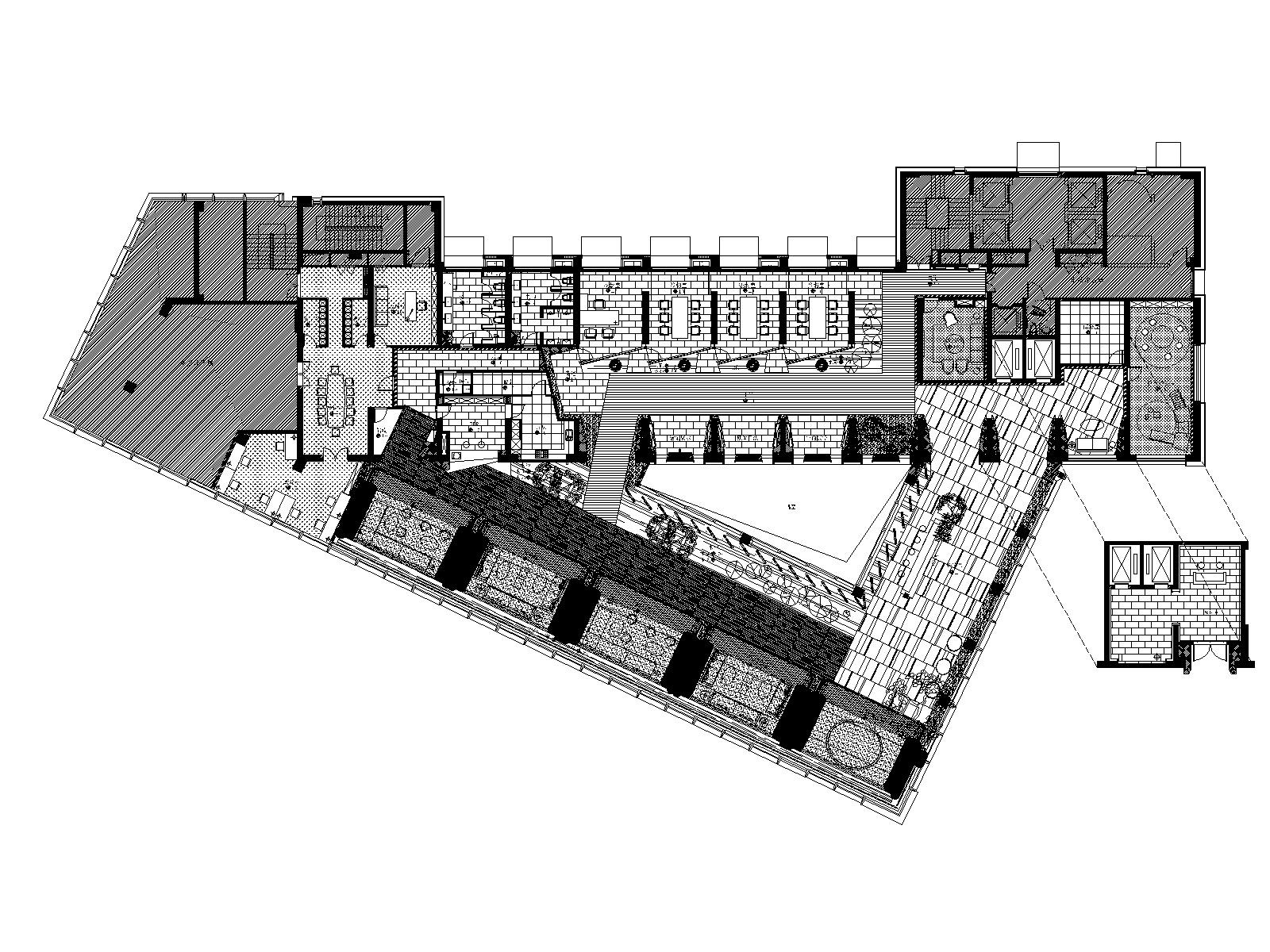 上海珠江铂世·外滩界​售楼处精装修施工图