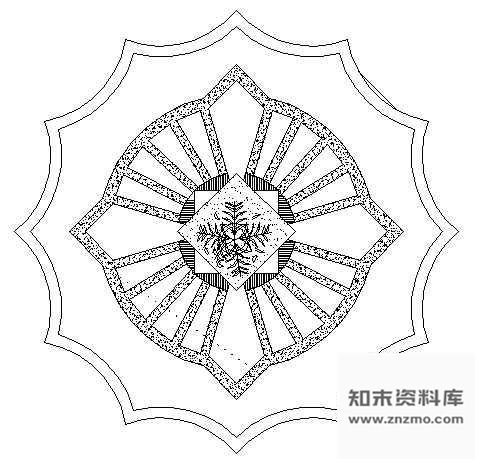 图块/节点铺地花纹图块18