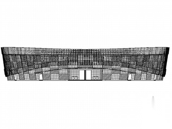 [江西]2层现代风格大型游泳馆施工图（知名设计院） 体育馆建筑