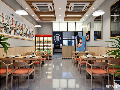 现代快餐店