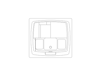 床 卫生间电器洁具厨具灯具施工图