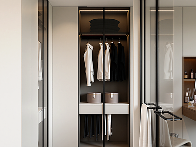现代衣帽间