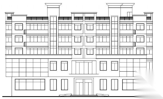 某五层老人活动中心建筑施工图