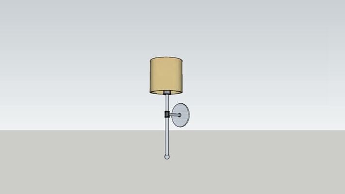 壁灯 草图大师模型