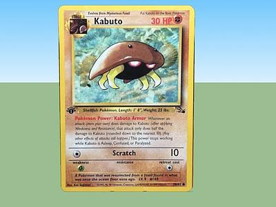 Pokemon card Kabuto hp 30