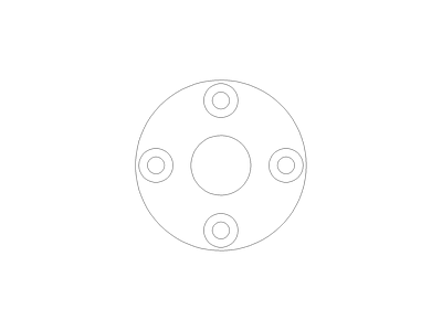 现代五金管件现代五金管件门把手膨胀螺栓管件弯头门锁施工图 大號組合器公俯視