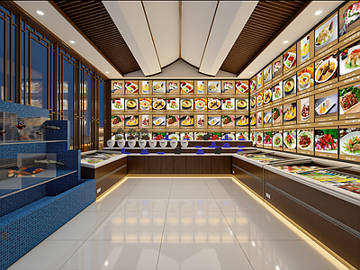 现代自助餐厅