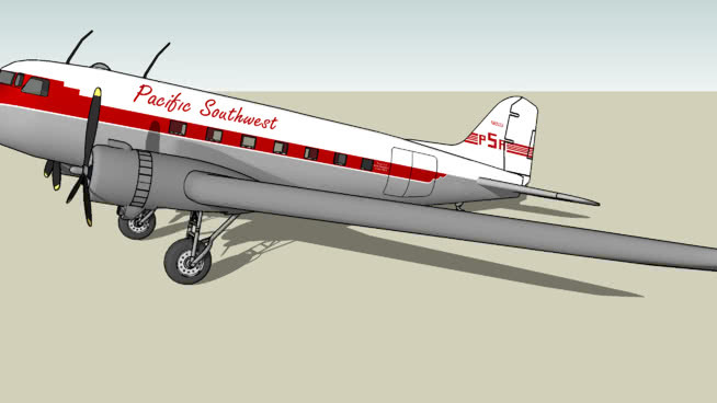 太平洋西南航空公司（PSA）道格拉斯C-47 A DL空中客车 飞机 客机