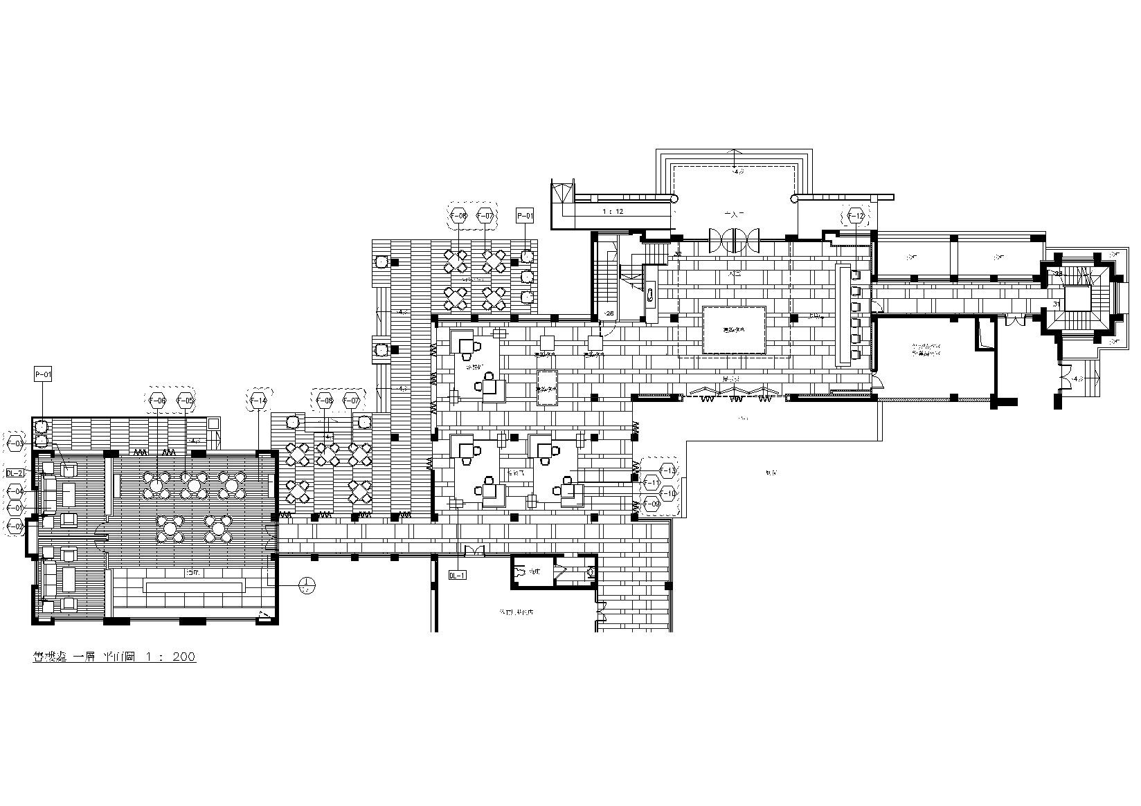 [上海]梁志天_沪亭北路1号售楼处装饰施工图