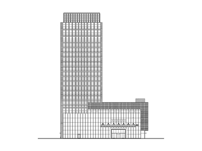 [重庆]某知名地产城市综合体高层酒店建筑施工图（CAD）