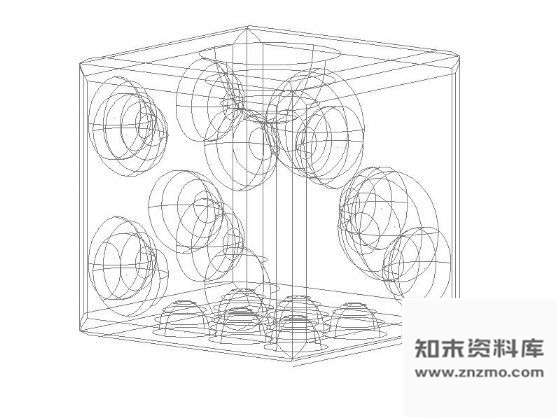 图块/节点骰子三维图块