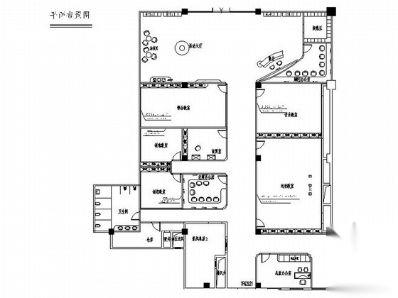 [河北]全国十大品牌之一现代风格早教中心室内装修施工图