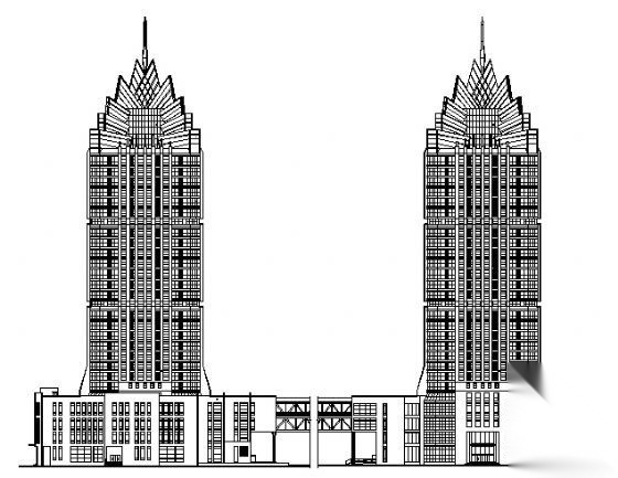 郑州意大利国际大厦建筑施工图