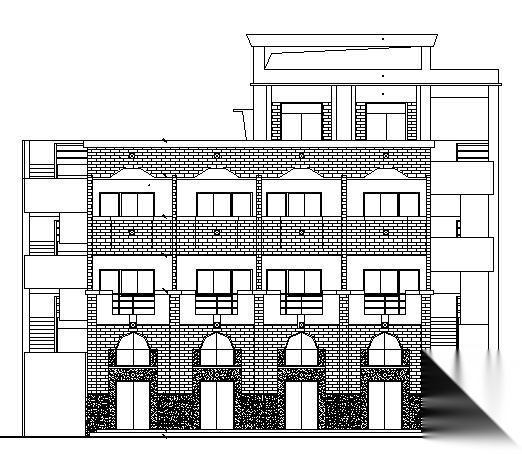 某四层居委会综合楼建筑施工图