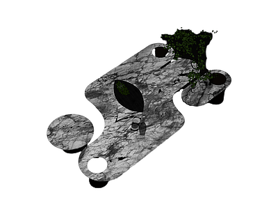 大理石纹理装饰台